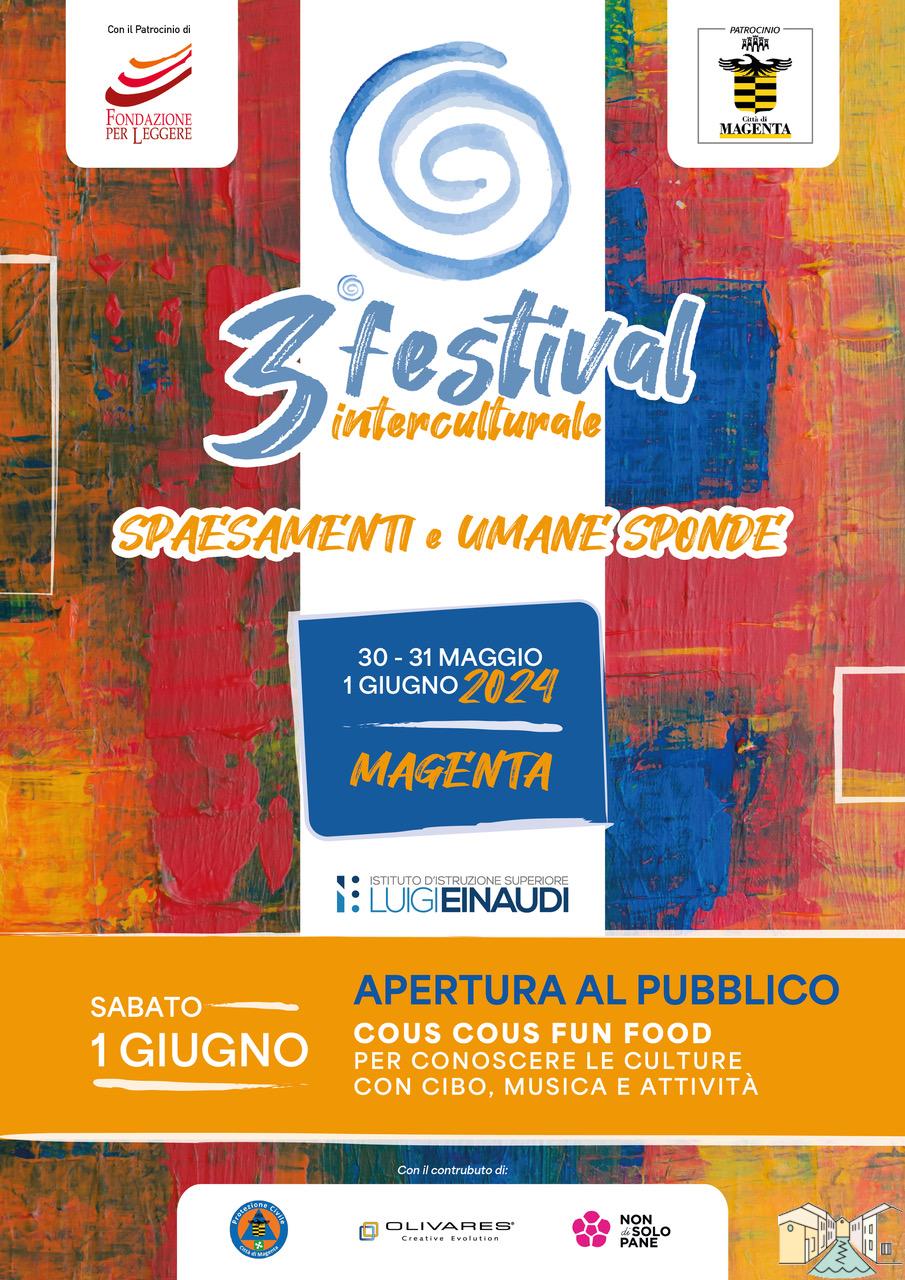 Terza edizione del Festival Interculturale. Un successo alla Scuola Einaudi di Magenta