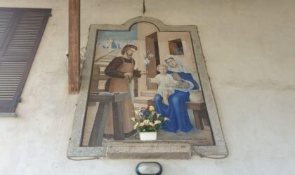 La santella della cascina vecchia Monti a Pontevecchio, una delle più antiche