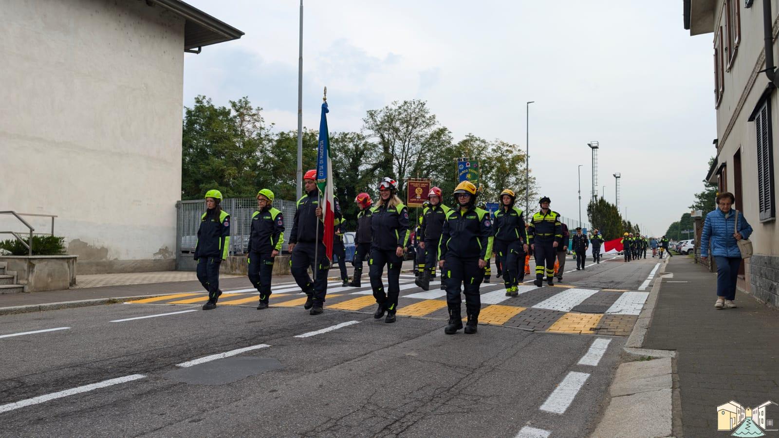 Gruppo Comunale di Protezione Civile di Magenta in festa a Pontevecchio per il santo patrono