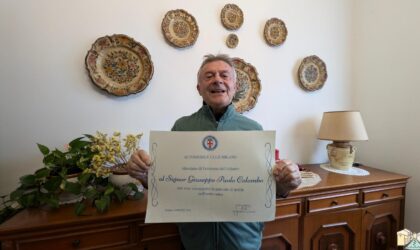 Il record del magentino Giuseppe Colombo: automobilista da 60 anni senza mai una multa o un incidente. ACI lo premia