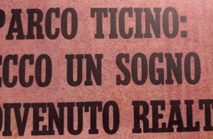 Per articolo sulla mostra del parco del Ticino